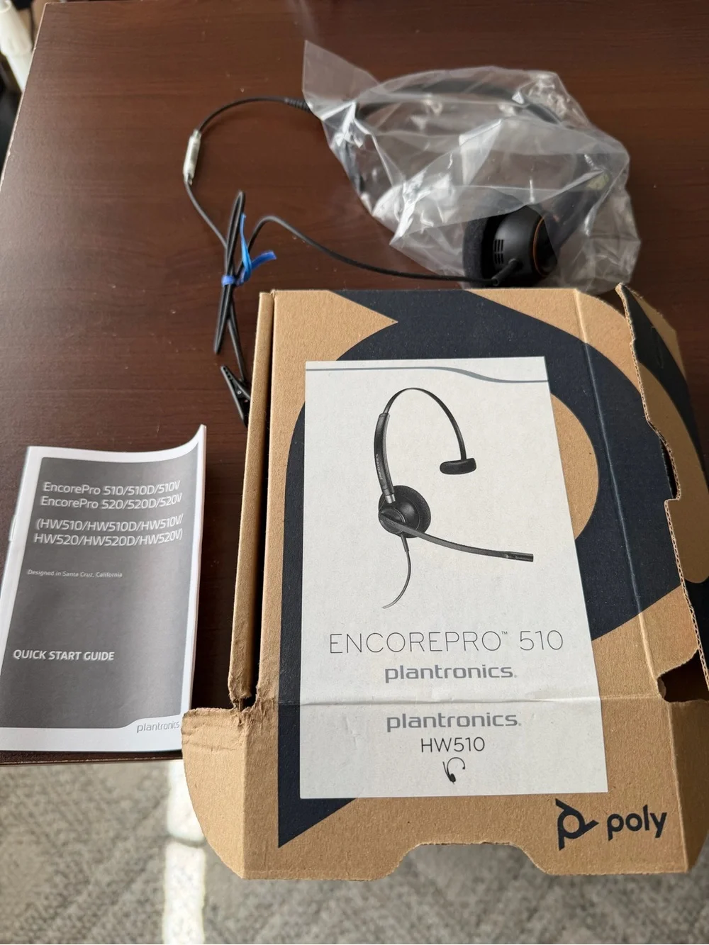 EncorePro 510 Wired Mono Headset – Black